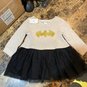 Baby Gap Gold Batgirl / Batman Dress Sparkle Tutu